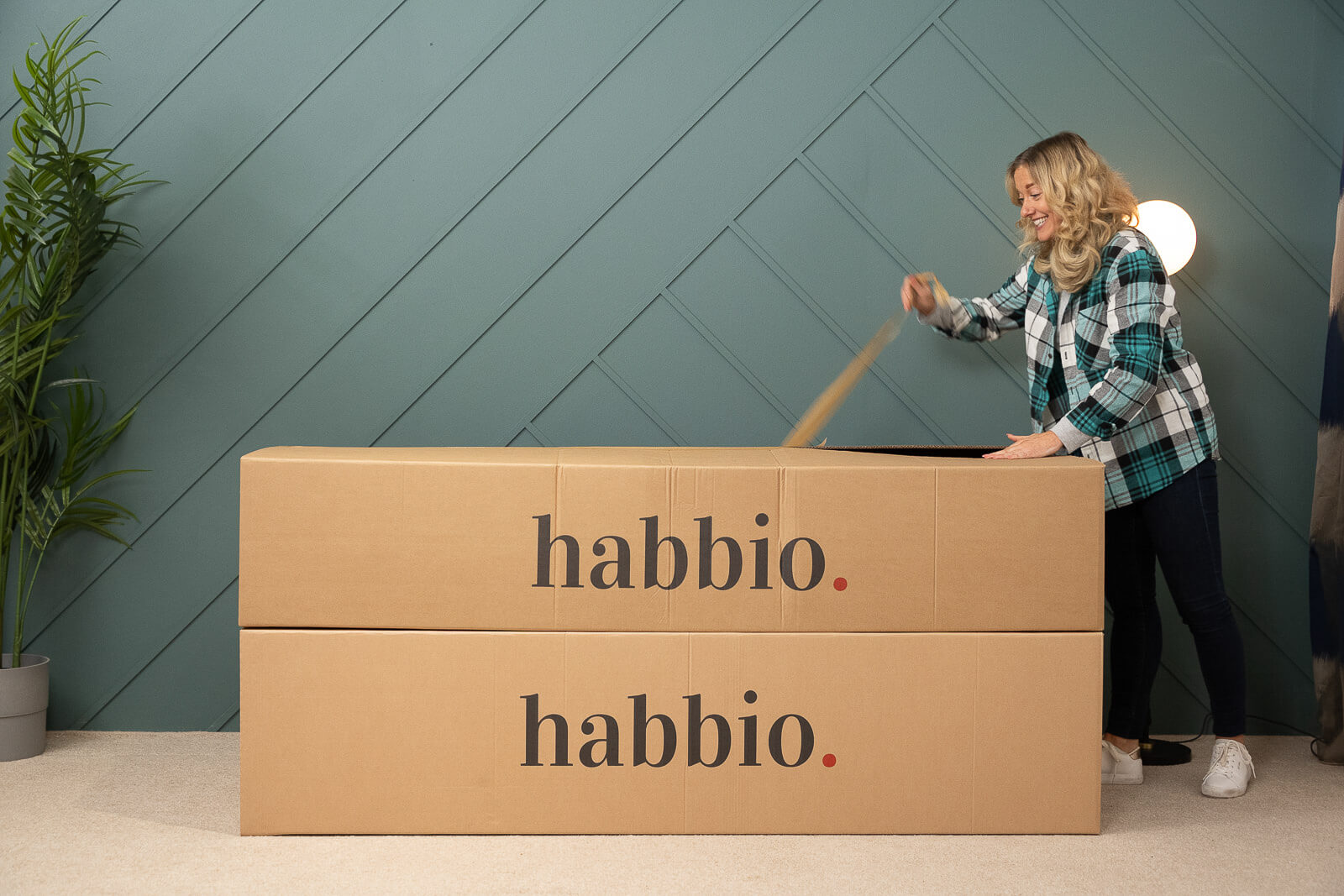 Sustainable Refurbished Furniture which comes in a boxby Habbio