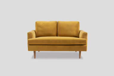 HB07-2-seater-sofa-eco-mustard-front-honey