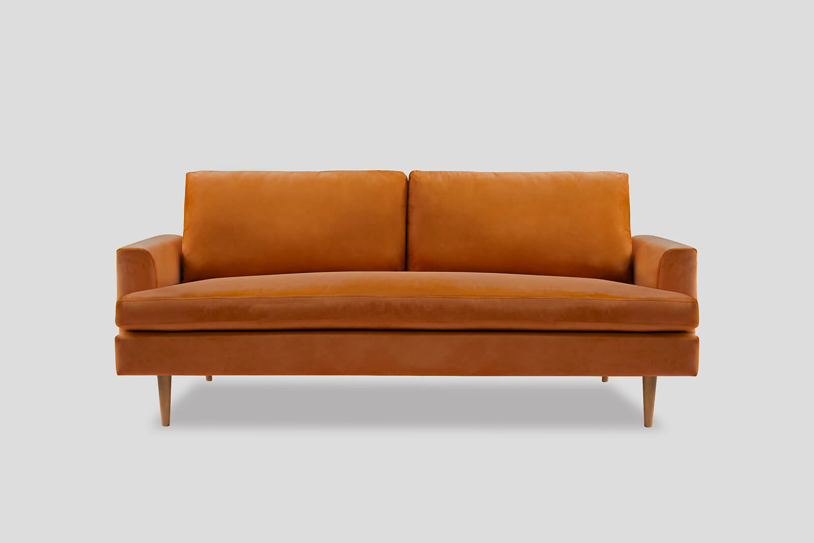 HB07-3-seater-sofa-pumpkin-front-honey