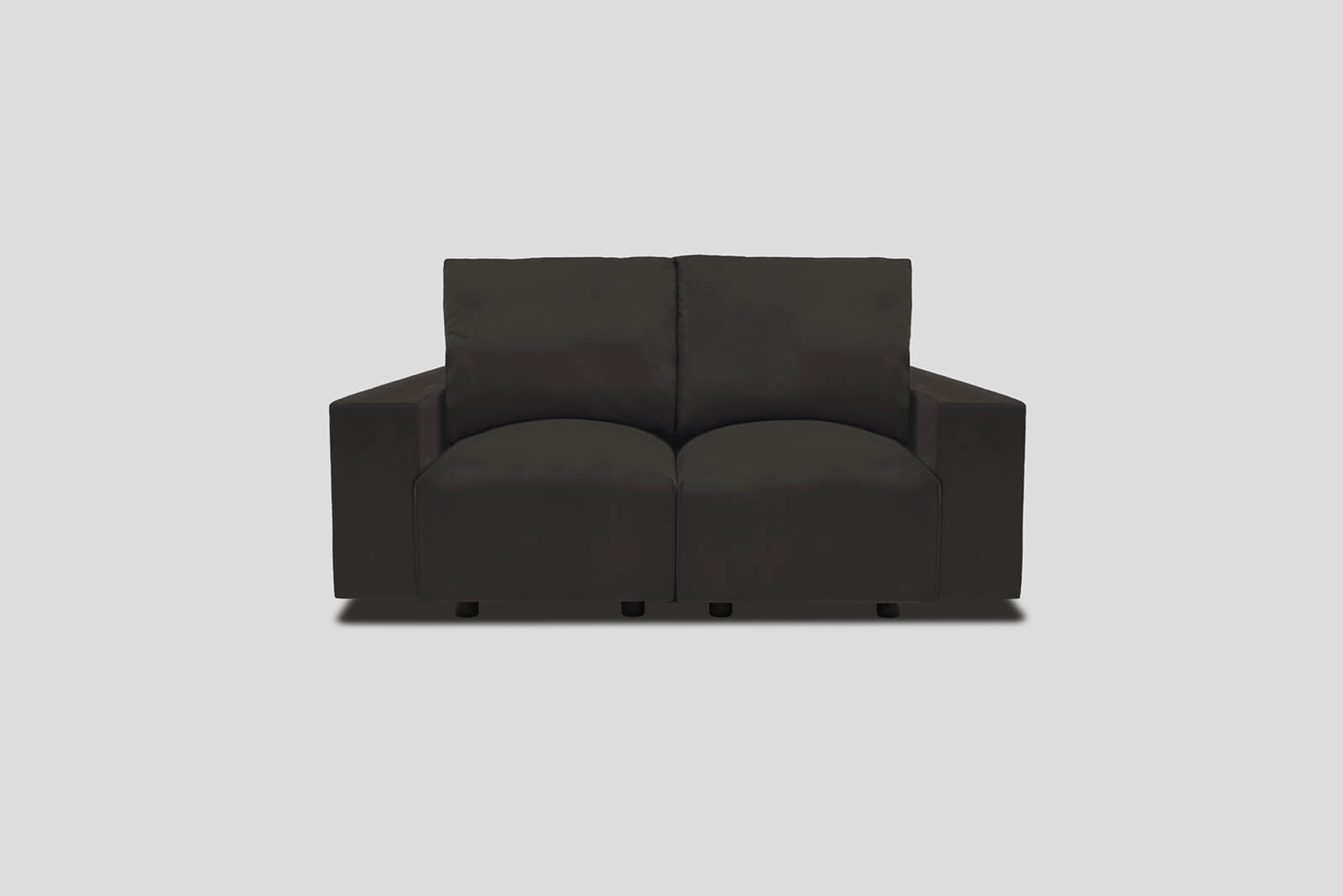 HB06 Sofa Charcoal Small Front